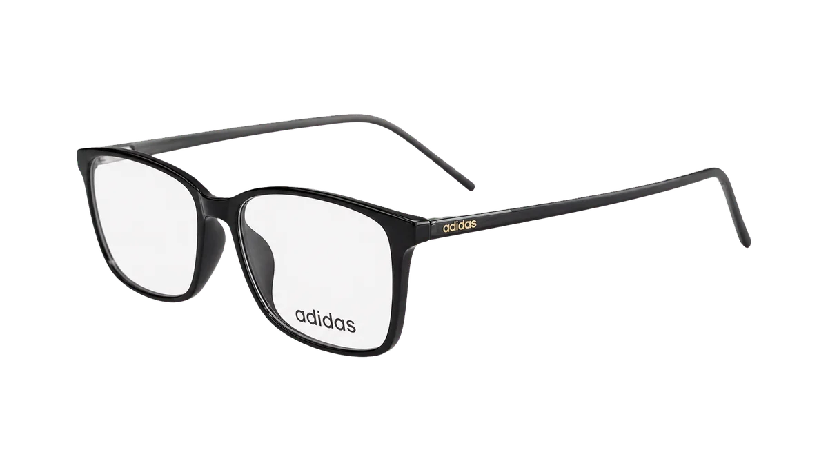 Óculos de grau Adidas V8036 preto lateral