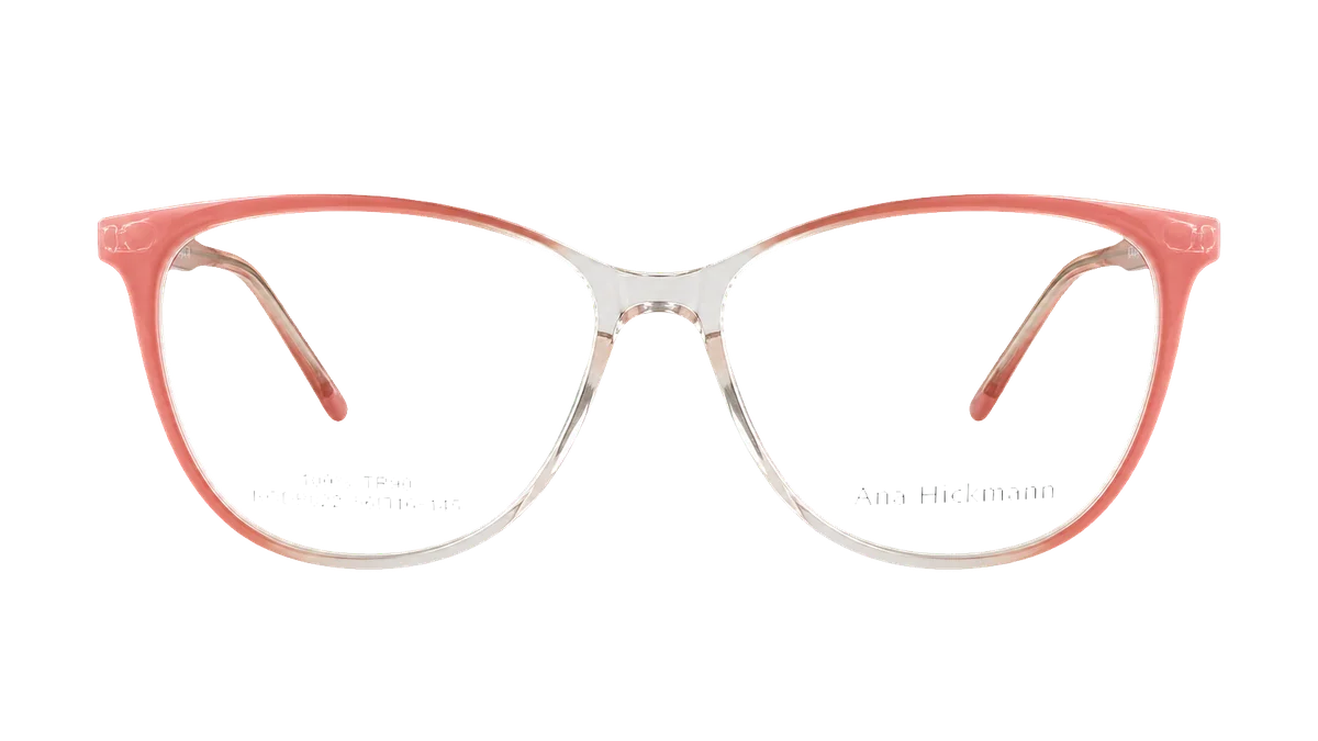 Óculos de grau Ana Hickmann V8022 rosa frontal