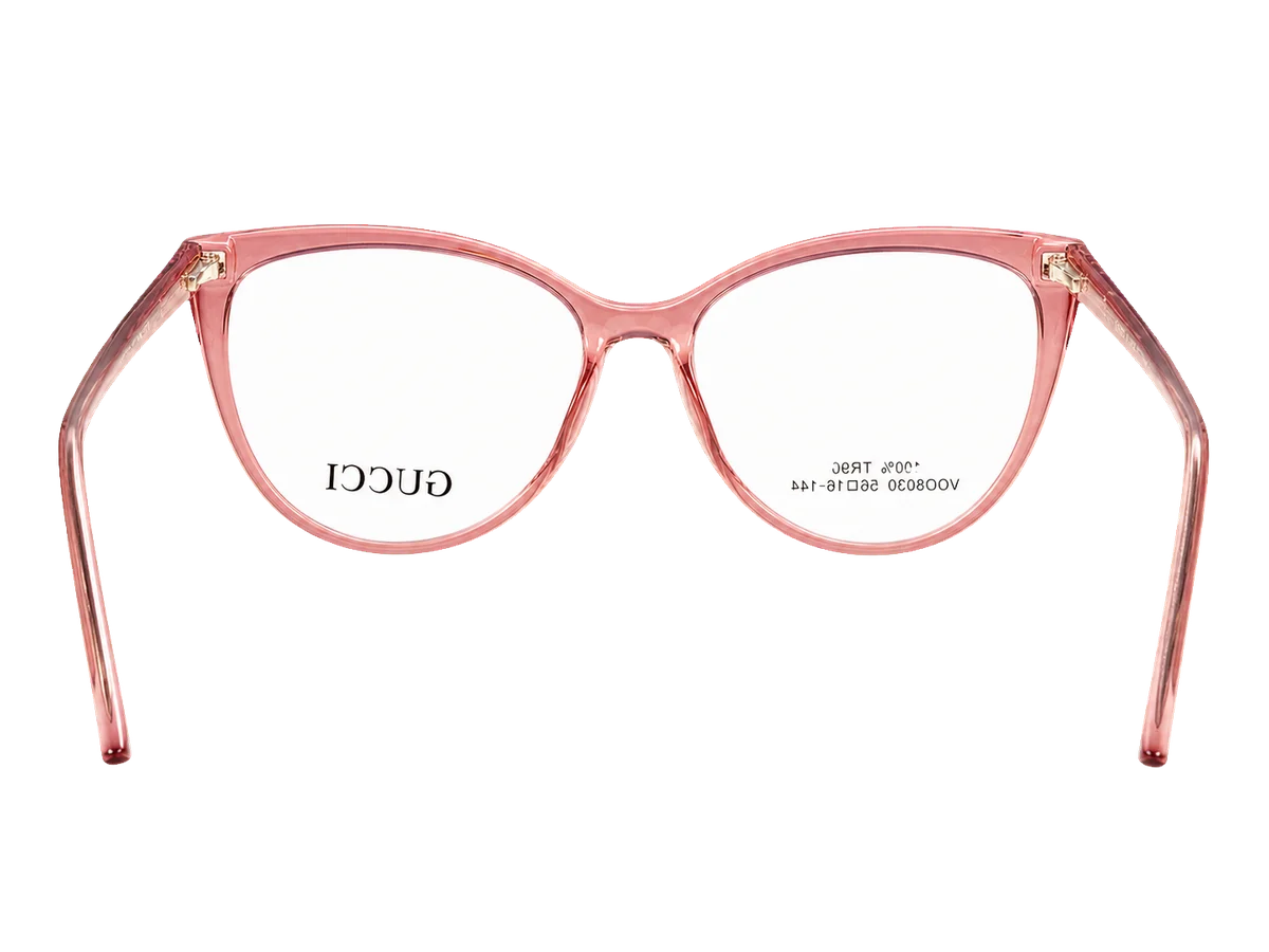 Óculos de grau Gucci V8030 rosa aberto