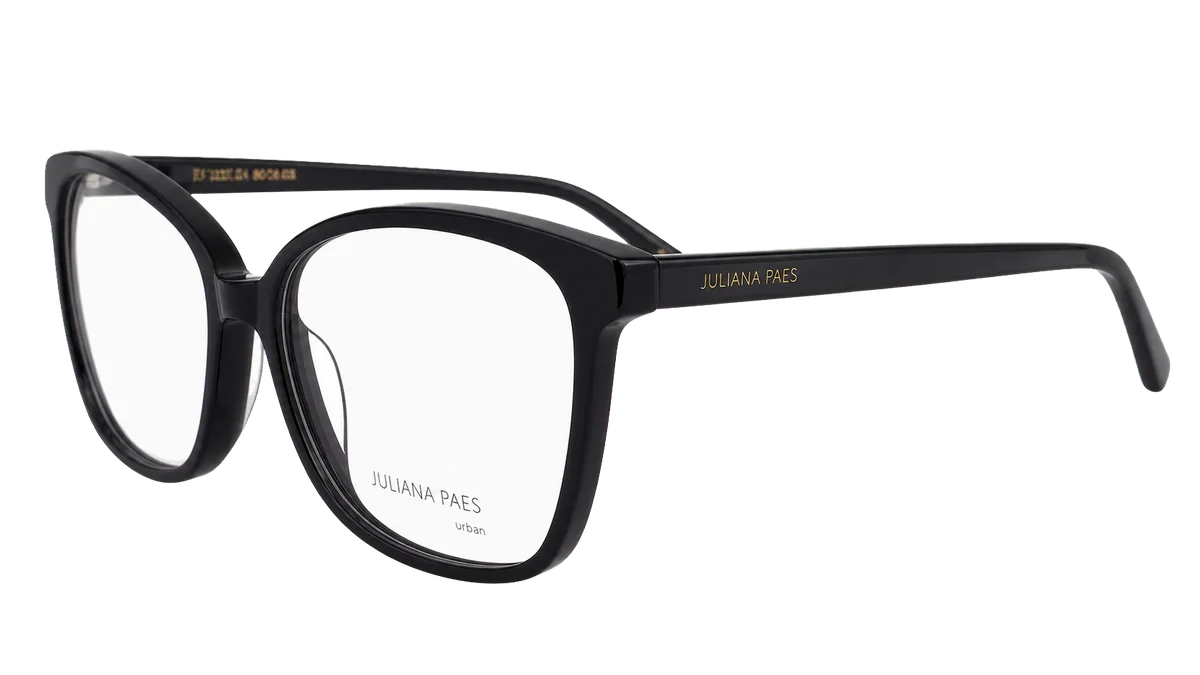 Óculos de grau Juliana Paes V1020 preto lateral