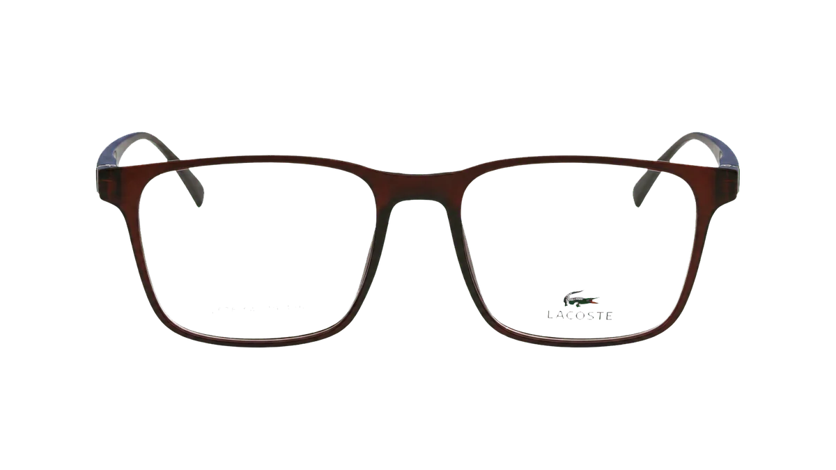 Óculos de grau Lacoste V2878 marrom frontal