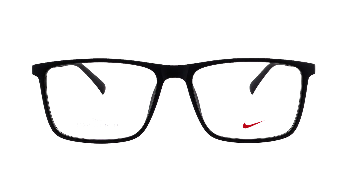 Óculos de grau Nike V55001 preto frontal