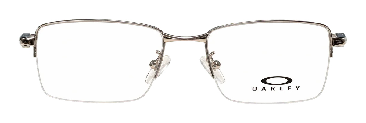 Óculos de grau Oakley V5044 prata frontal