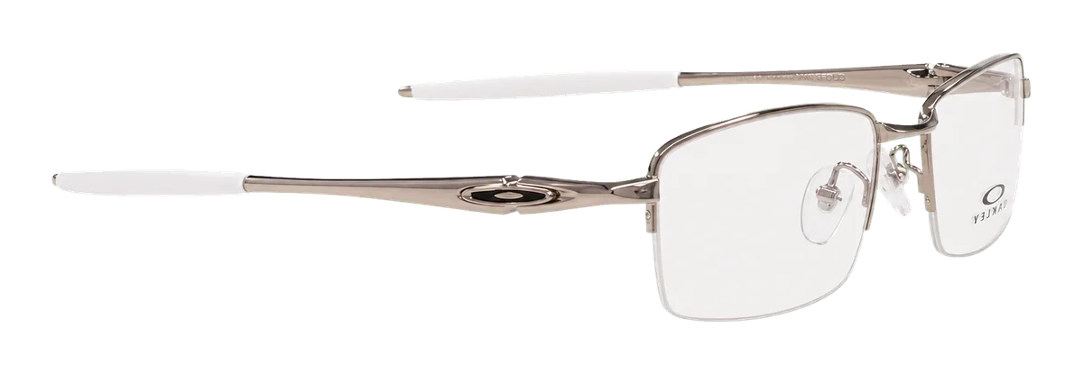 Óculos de grau Oakley V5044 prata lateral
