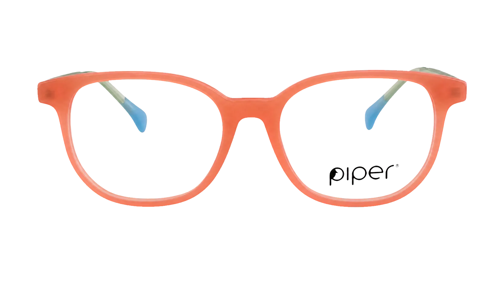 Óculos de grau infantil feminino Piper V324 rosa com verde frontal