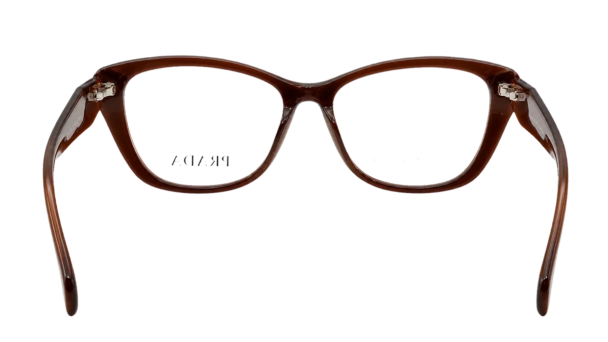 Óculos de grau Prada V7347 nude aberto
