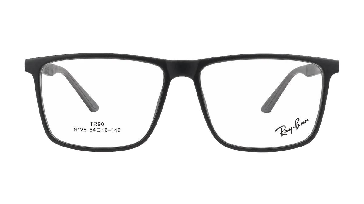 Óculos de grau Ray Ban V9128 cinza frontal